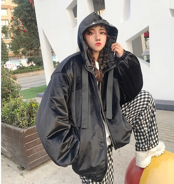Veste à capuche, Blouson de baseball, Motif grue