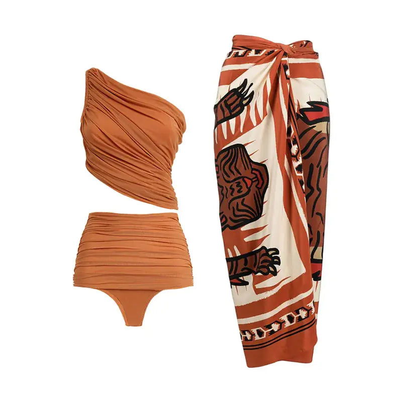 2023 Women's High Waist Bikini Beachwear Swimwear