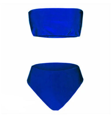 New Sexy Strapless High-Waisted Bikini Swimwear