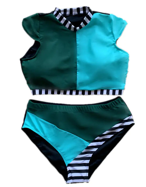 Load image into Gallery viewer, Plus Size Women&#39;s High Waisted Bikini Swimwear
