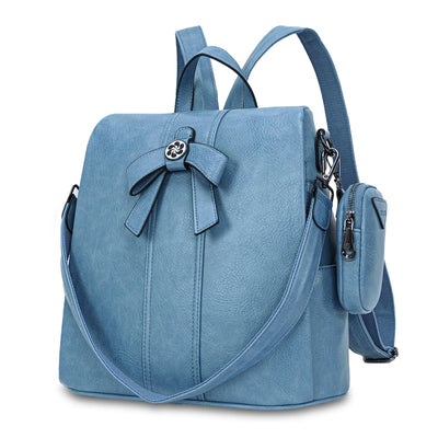 ZOCAI Backpack Purse for Women Fashion Backpack Purses PU Leather Daypacks Anti-Theft Shoulder Bag Satchel Purse
