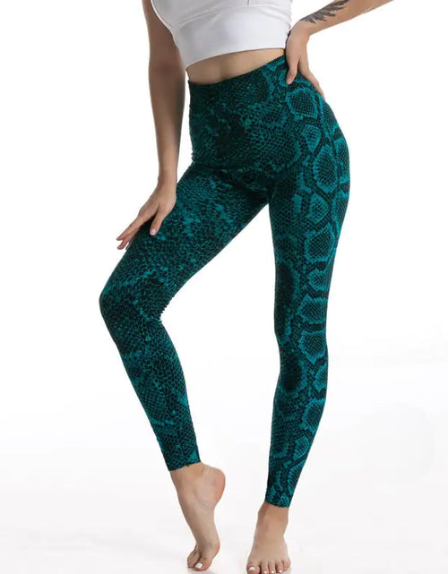 Load image into Gallery viewer, Leopard Print High Waist Gym Leggings
