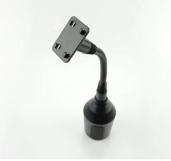 Soporte flexible para teléfono de coche con portavasos para navegación