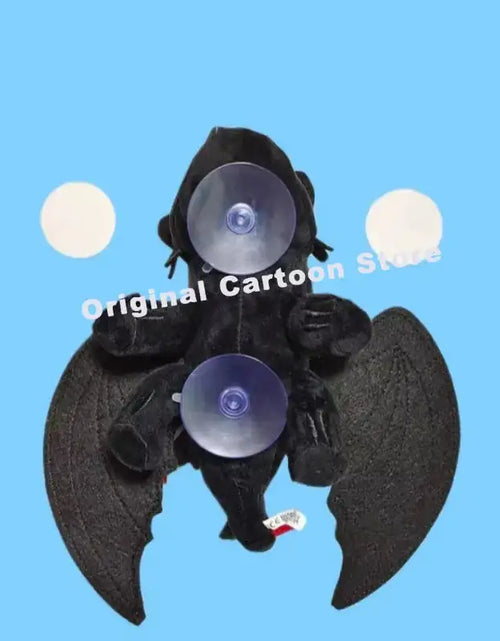 Load image into Gallery viewer, Original Car Roof Teeth Flying Dragon Plush Toy Doll Ornaments Car Accessories Trunk Decorate Motorcycle Helmet Accessories
