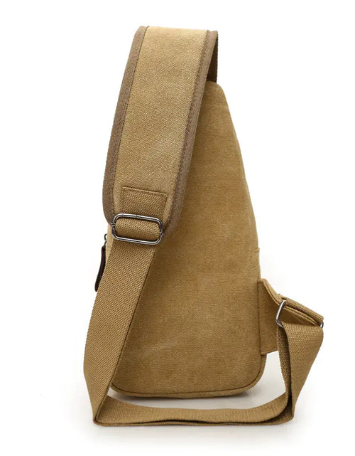 Load image into Gallery viewer, Canvas Crossbody Bag for Men - Trendy Chest Bag
