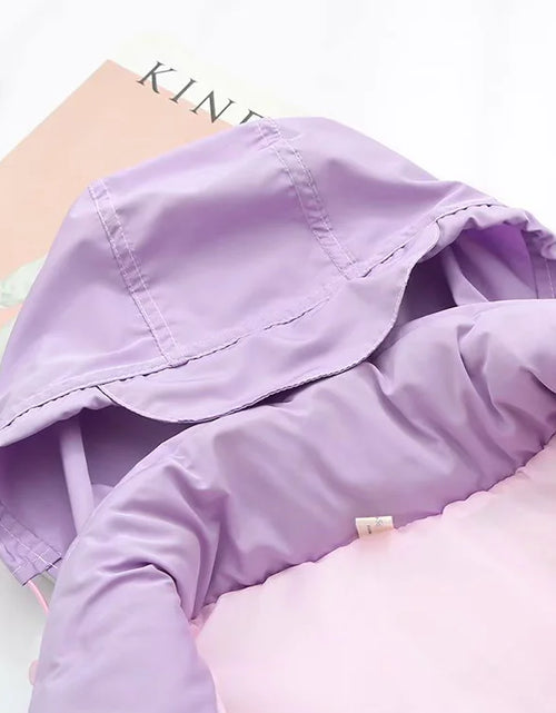 Load image into Gallery viewer, Rainbow Loose Thick Cotton Jacket (Bread Jacket)
