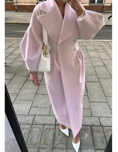 Cargar imagen en el visor de la galería, Chaqueta vintage de solapa con mangas farol
