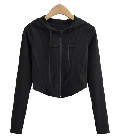 Load image into Gallery viewer, Hooded Cardigan Top Jacket
