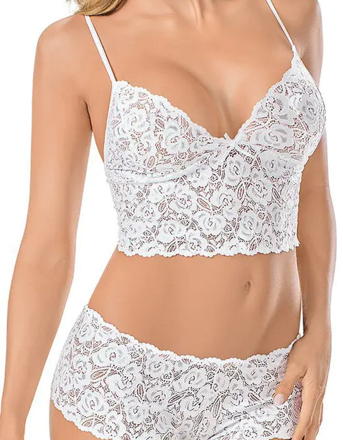 Load image into Gallery viewer, Lace Lingerie Set with Transparent Straps
