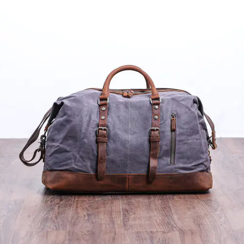 Large Waterproof Canvas Travel Bag for Men
