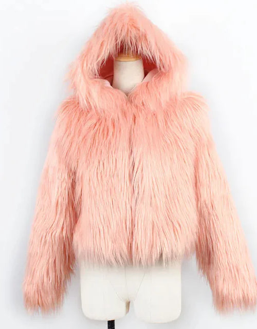 Load image into Gallery viewer, Wool &amp; Faux Fur Jacket
