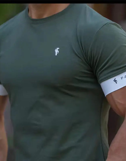 Load image into Gallery viewer, Men&#39;s Cotton Gym Shirt for Any Activity
