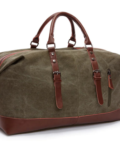 Load image into Gallery viewer, Retro Canvas Tote Bag for Men - Large Capacity Travel Bag
