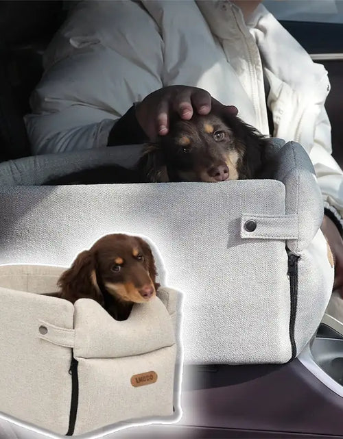 Load image into Gallery viewer, Car Central Dog Car Seat Bed Portable Dog Carrier For Small Dogs And Cats Safety Travel Bag Accessories Pet Products
