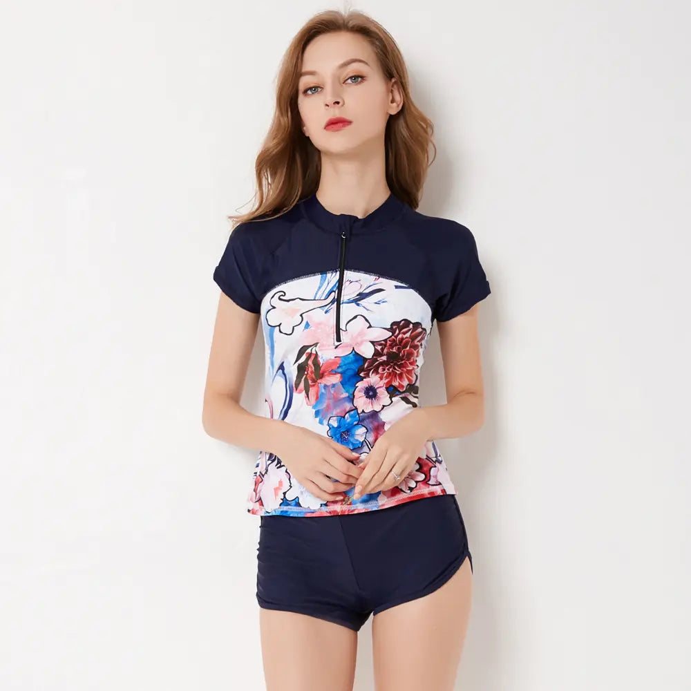 2019 Plus Size Women's Two-Piece Swimwear Set