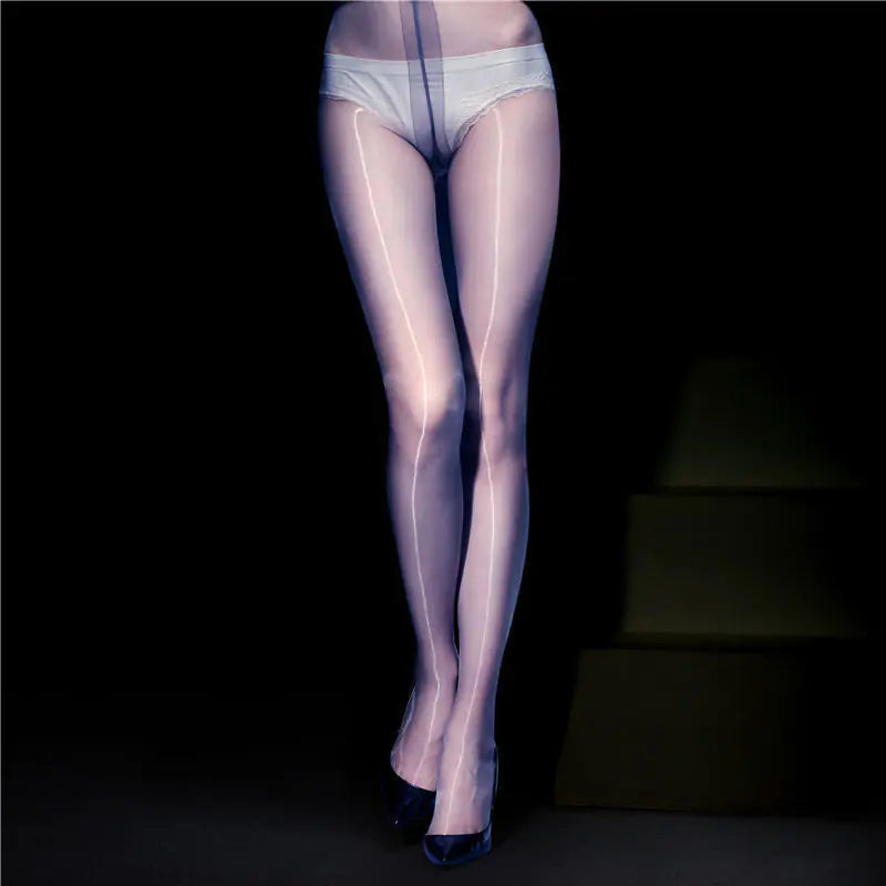 Glossy Spanish Waistless Pantyhose Stockings