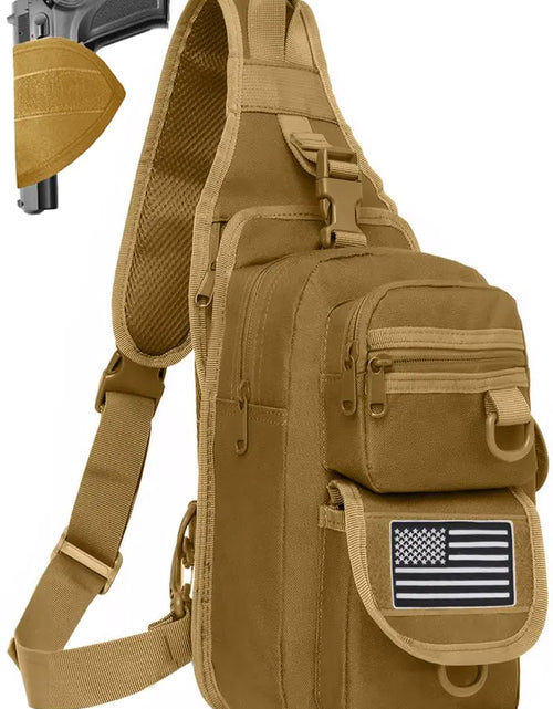 Load image into Gallery viewer, Vdones Gun Sling Bag for Men Crossbody Bag Compact CCW Sling Bag Water-resistant Gun Sling Bag Mens EDC Bag
