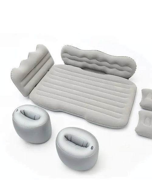 Load image into Gallery viewer, qiyue Car Air Mattress Bed - car air Mattress Back seat Inflatable SUV Camping Sleeping Pad for Truck Back Seat Backseat Bed with Pump &amp; Pillows
