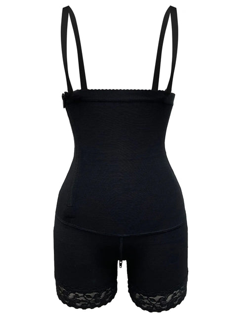 Load image into Gallery viewer, Black Women's One-Piece Belly and Hip Lift Shapewear
