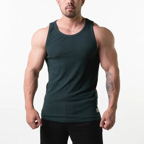 Load image into Gallery viewer, Cotton Men&#39;s Vest for Fashion Gym Exercise
