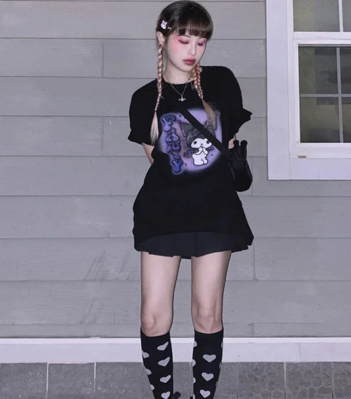 Load image into Gallery viewer, Wholesale Short Sleeve Harajuku T-Shirts in Stock
