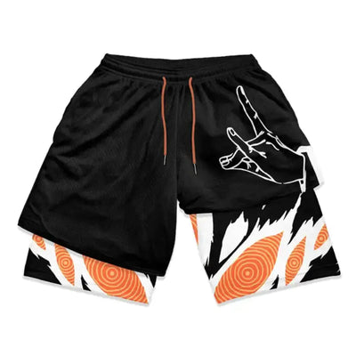 Anime Berserk 2-in-1 Men's Gym Shorts with 3D Print
