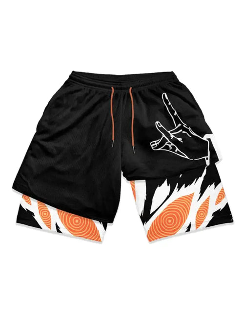 Load image into Gallery viewer, Anime Berserk 2-in-1 Men&#39;s Gym Shorts with 3D Print
