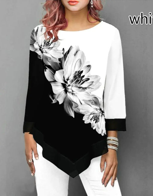 Load image into Gallery viewer, New Digital T-Shirt, 3/4 Sleeve Print Tee
