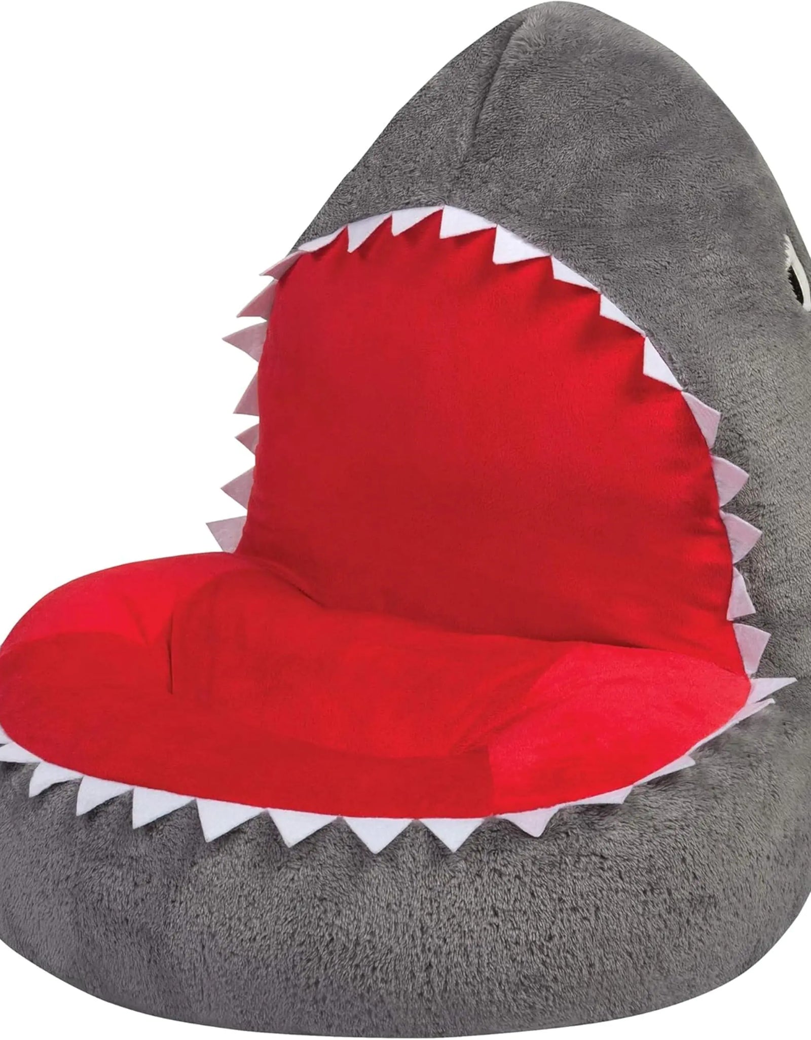 Trend Lab Shark Toddler Chair - Plush Pillow Kids Chair Comfy Animal Chair for Toddlers 1-3 Years Old 21x19x19 Inches - Baby Chair Soft Toddler Lounge Chair Kids Bean Bag Chair Alternative
