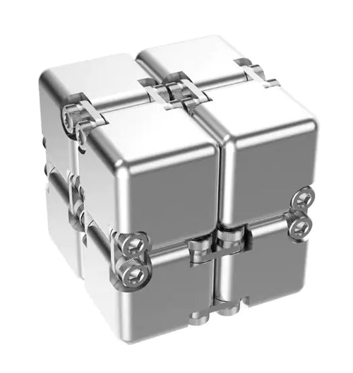 Load image into Gallery viewer, Metal Infinity Cube Stress Relief Toy
