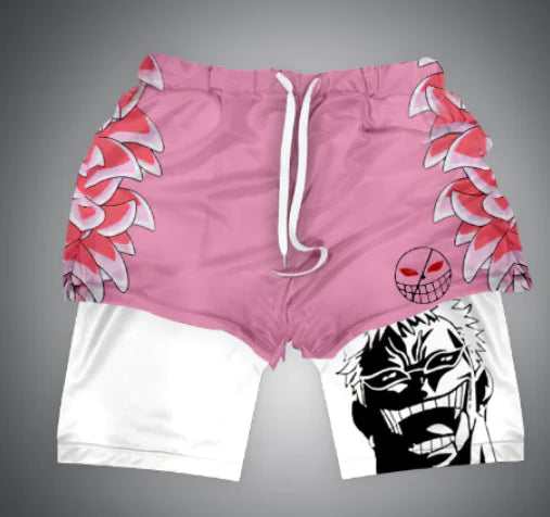 Anime Berserk 2-in-1 Gym Shorts for Men (3D Print)