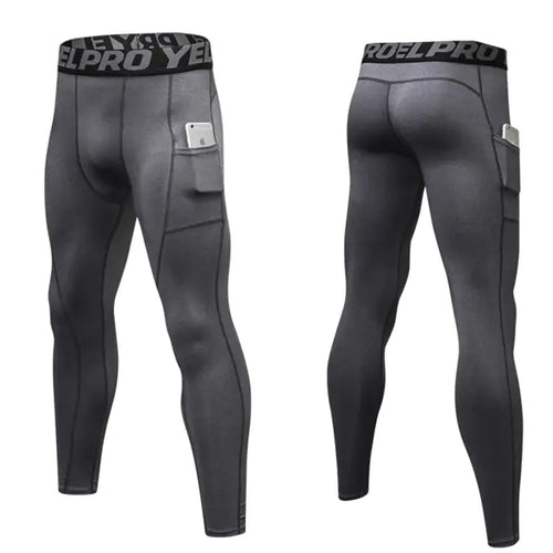 Load image into Gallery viewer, Custom Men’s Compression Leggings for Gym &amp; Running
