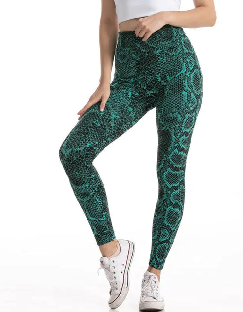 Load image into Gallery viewer, Leopard Print High Waist Gym Leggings
