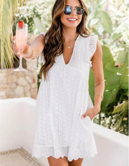 Load image into Gallery viewer, Lace Dresses With Pocket
