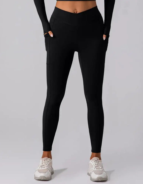 Load image into Gallery viewer, Belly Shaping Sports Running Workout Leggings

