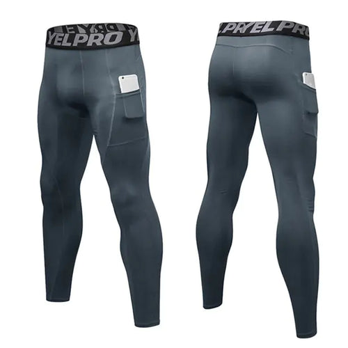 Load image into Gallery viewer, Custom Men’s Compression Leggings for Gym &amp; Running
