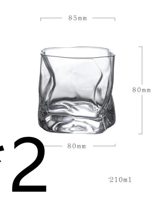 Load image into Gallery viewer, Unique Irregular-Shaped Whiskey Glass
