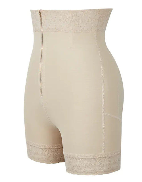 Load image into Gallery viewer, Mid-Rise Shapewear Control Briefs with Lace and Zipper
