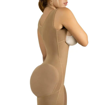 Stage 2 Colombian BBL Faja- Post Surgical Recovery Shapewear For Tummy Tucks Lipo360 or BBL Compression Garment Half Leg (Black 4X Large)