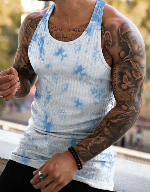 Load image into Gallery viewer, Men&#39;s Fitness Sleeveless Gym Vest Tank Top
