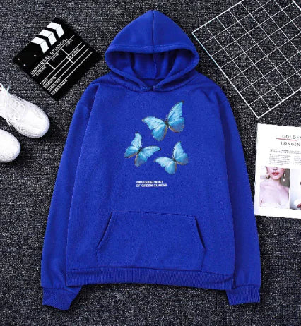Sudaderas con capucha holgadas de terciopelo plus para hombres y mujeres
