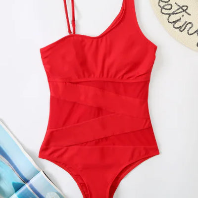 Sunday Swimwear with Mesh Paneling (One Set)