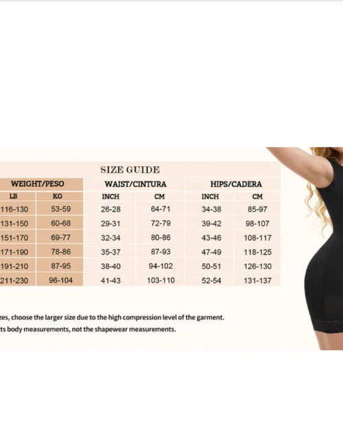 Load image into Gallery viewer, Women’s Full Body Tummy Control Shapewear

