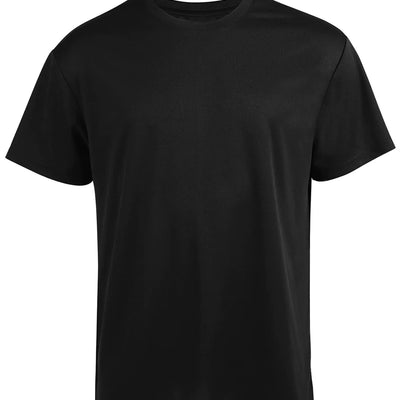 Facitisu Mens Short Sleeve T-Shirts Casual Crew Neck Tee Shirt Summer Soft Running Swimming Cycling Fishing Tops Black