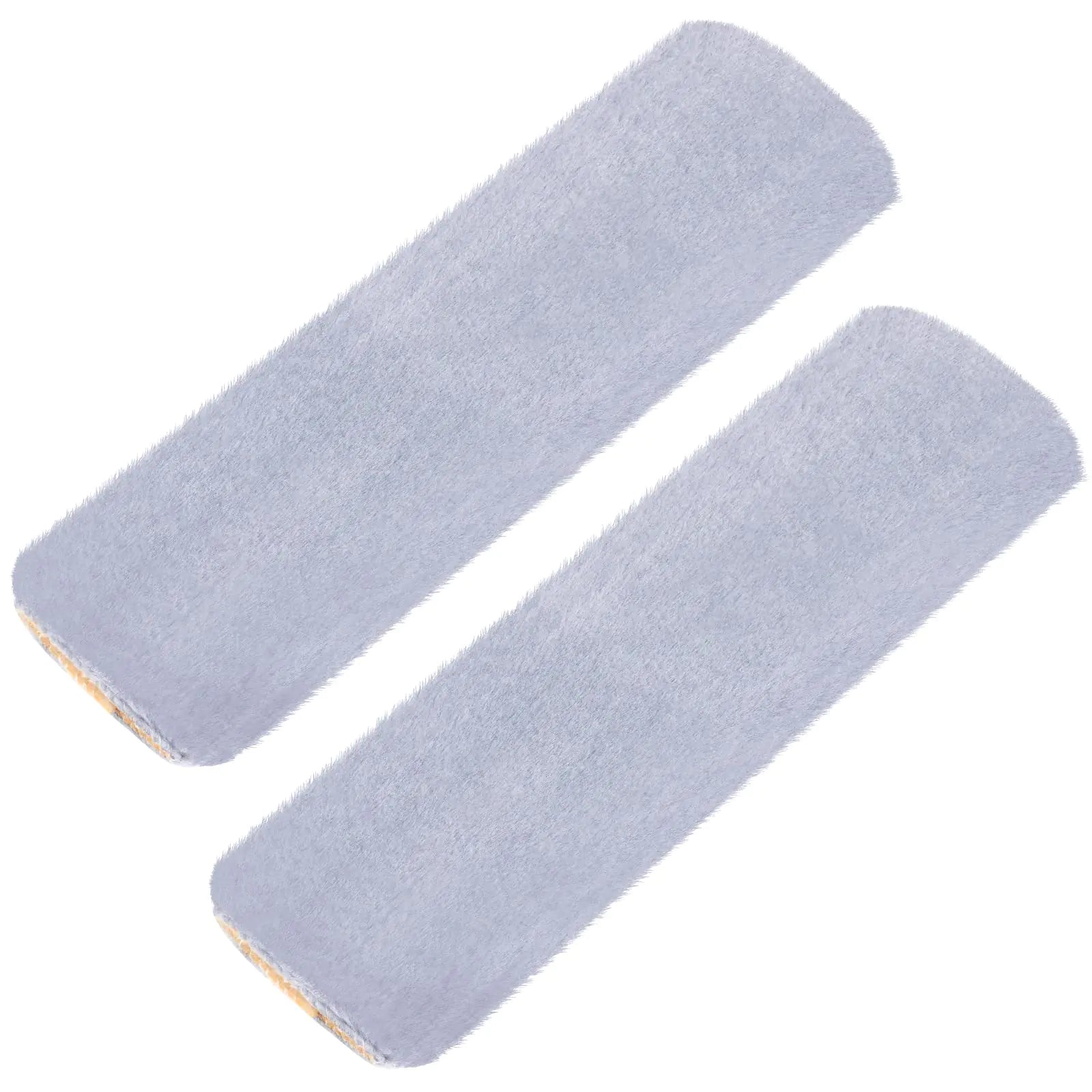 AOMIG 2 Pcs Car Seat Belt Cover Pad Auto Seatbelt Cushio Shoulder Pads Soft Wool Plush Seat Belt Cover Pad for Kids Adults Women Men Universal Car Accessories Safety Seat Belt (Medium Plush/Grey)
