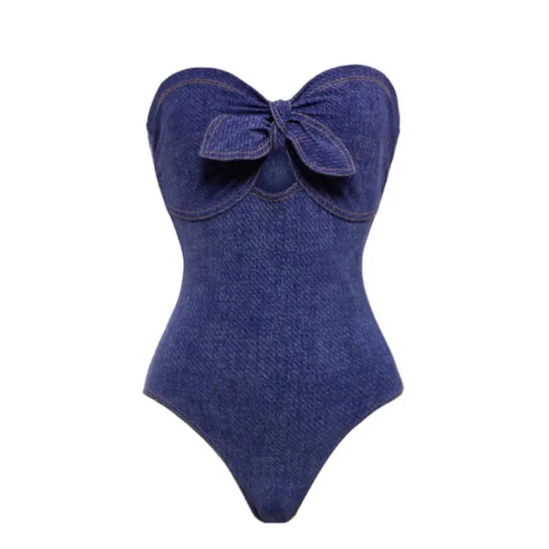 Elegant Women's One-Piece Slimming Swimwear Set