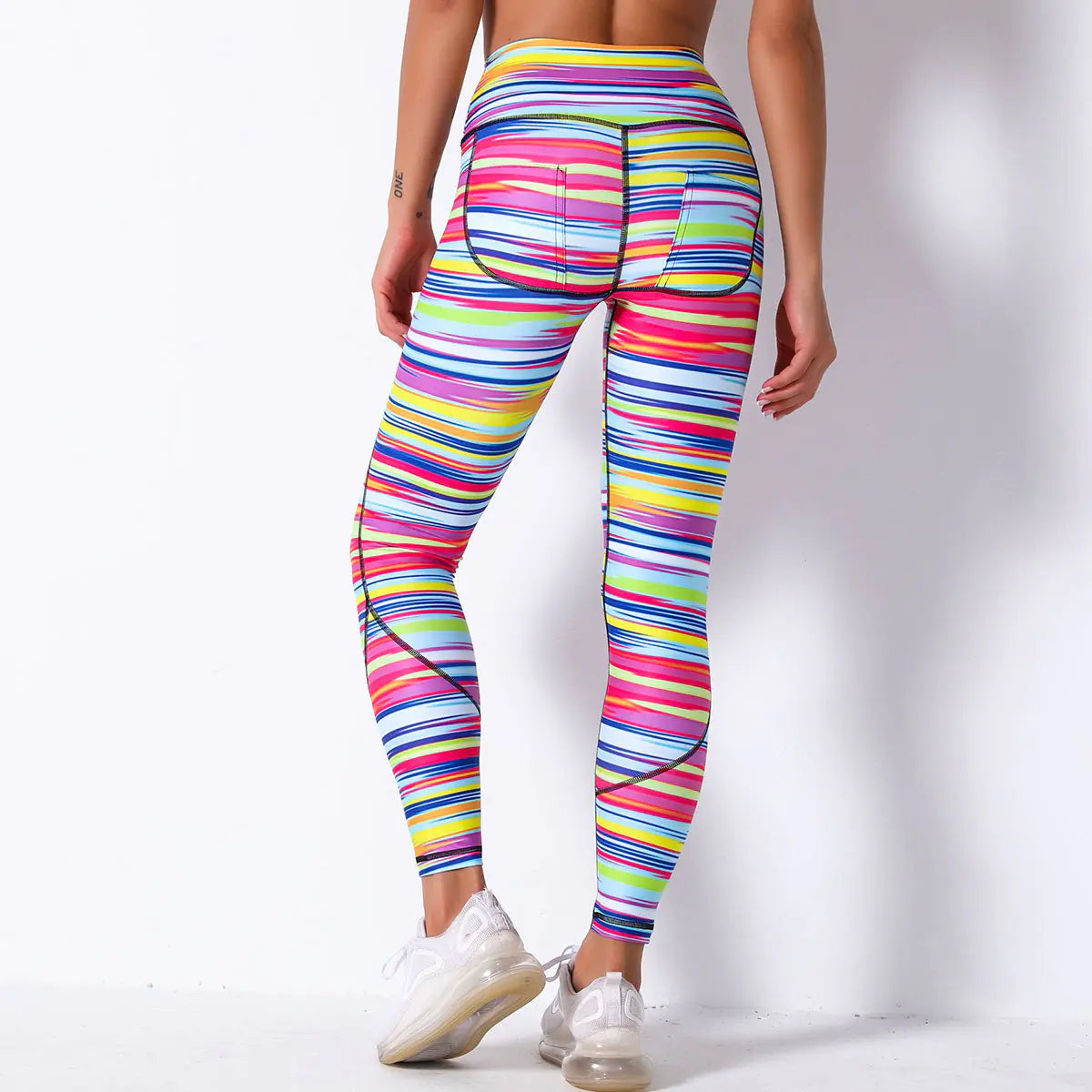 High Waist Stretch Fitness Running Pants