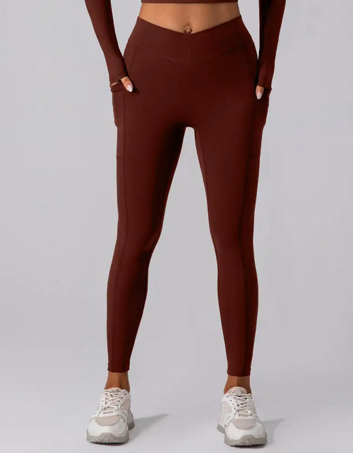 Load image into Gallery viewer, Belly Shaping Sports Running Workout Leggings
