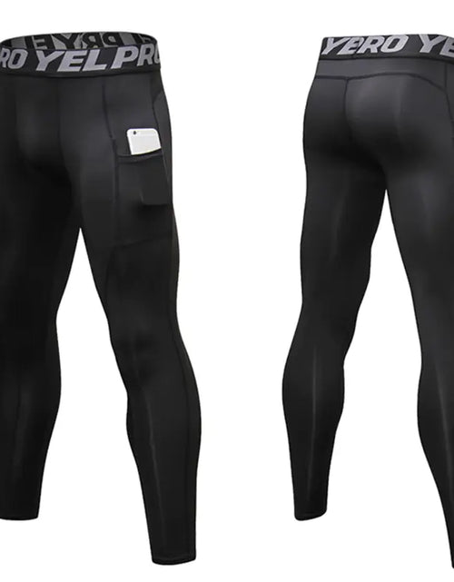 Load image into Gallery viewer, Custom Men’s Compression Leggings for Gym &amp; Running
