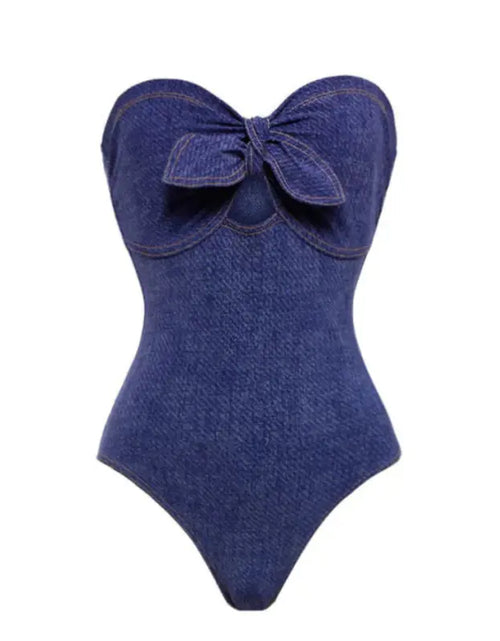 Load image into Gallery viewer, Elegant Women&#39;s One-Piece Slimming Swimwear Set
